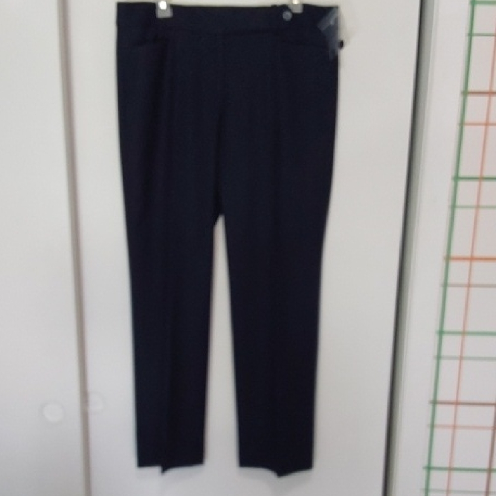 Talbots Navy Womens  Signature Wool Dress Pants